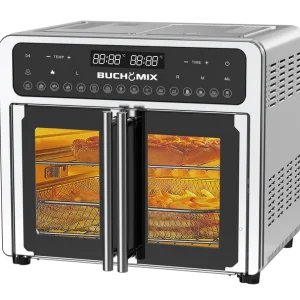 Dual Compartment 24L French Door Air Fryer Oven