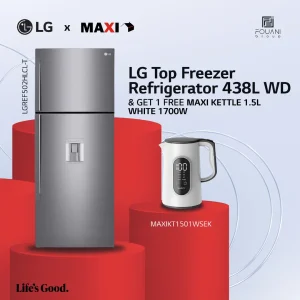 LG Top Freezer Refrigerator 438L WD (GL-T502HLCL) TECH