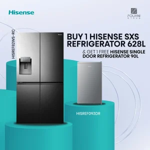 Hisense SxS Refrigerator 628L (82WS-RC) TECH